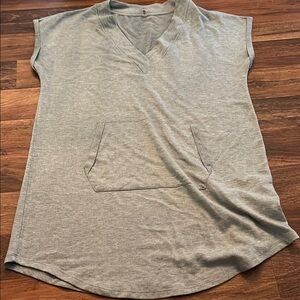 MTA Sport Gray Sleeveless Polo Dress